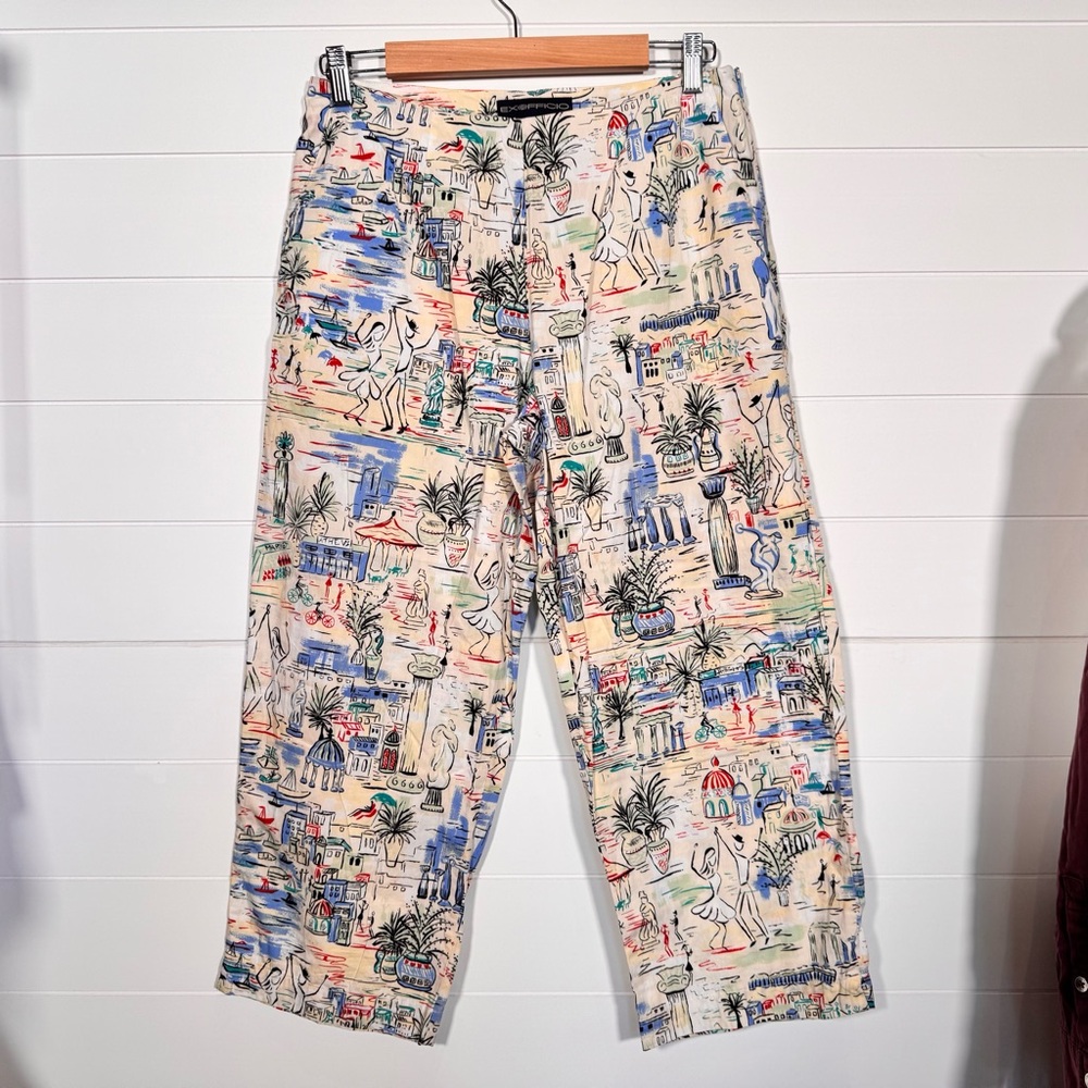 Exofficio Multicolor Tropical Vacation Abstract Print Pants size 10